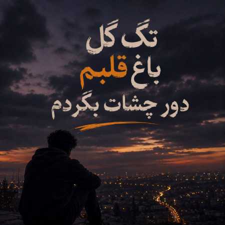 تک گل باغ قلبم دور چشات بگردم با صدای زن